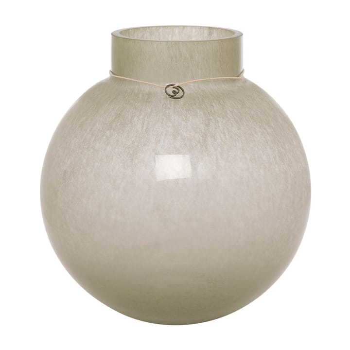 Ernst Glasvase rund grün, H22cm Ø21cm ERNST