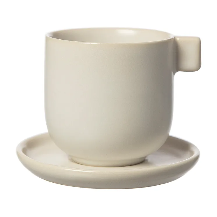 Ernst Kaffeetasse mit Untertasse 8,5cm, Weißer Sand ERNST