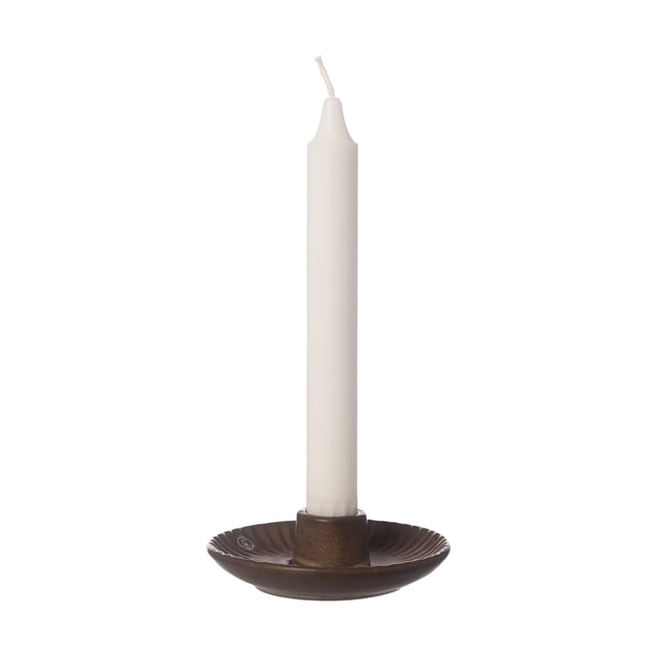 Ernst Kerzenhalter Ø10,5x3,5 cm - Braun-beige - ERNST