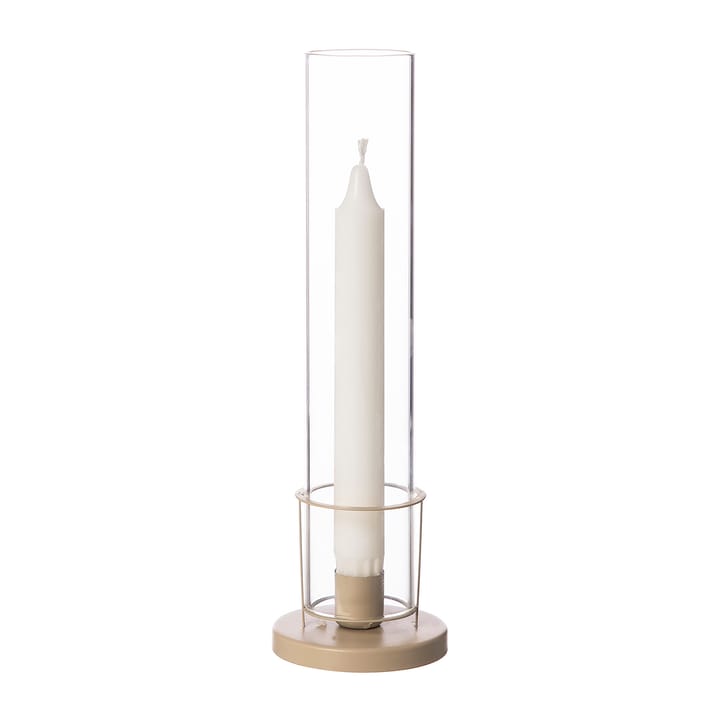 Ernst Kerzenhalter smal Glaszylinder - Beige - ERNST