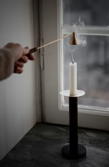 Ernst Kerzenlöscher - Messing-Holz - ERNST