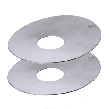 Ernst Kerzenmanschette Ø8,3cm 2er Pack - Gebürstetes Metall - ERNST