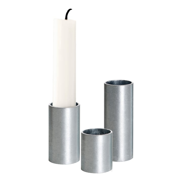 Ernst Kerzenständer 3 Teile, Verzinktes Blech ERNST