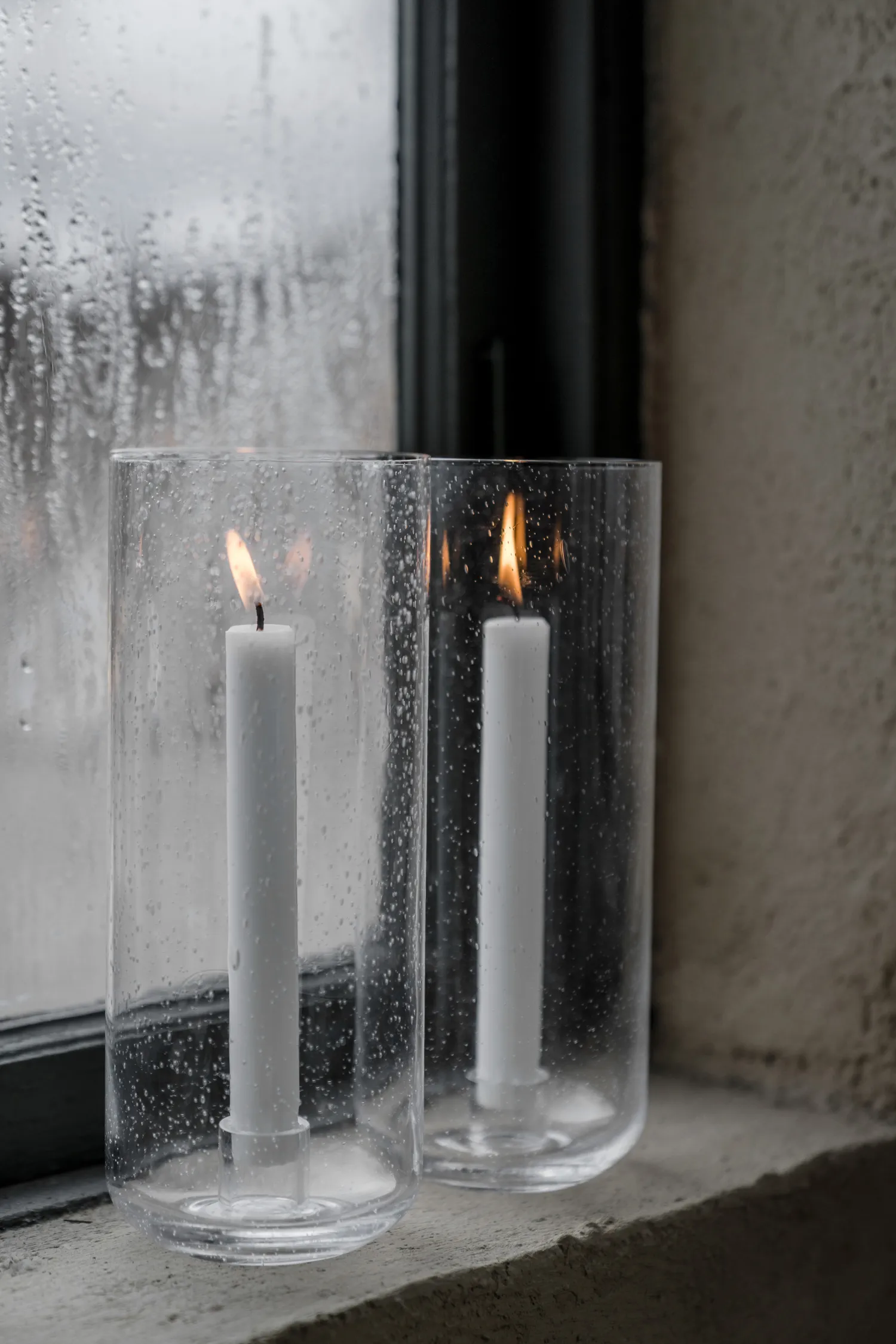 Ernst Kerzenständer aus Glas