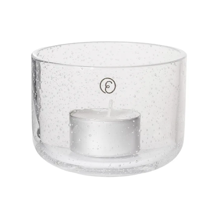 Ernst Kerzenständer aus Glas - Ø8x6 cm - ERNST
