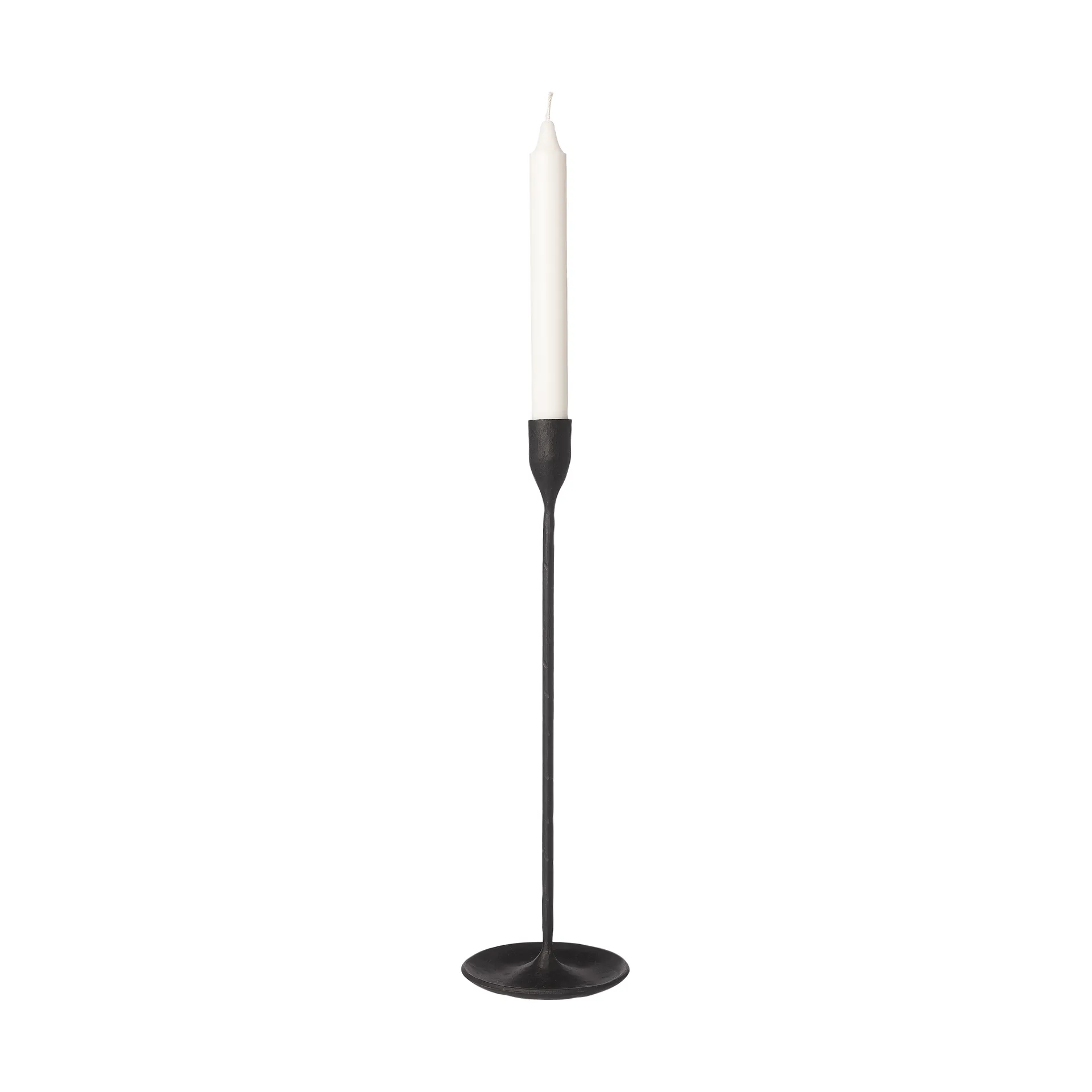 Ernst Kerzenständer schwarzes Metall, 33,5 cm ERNST