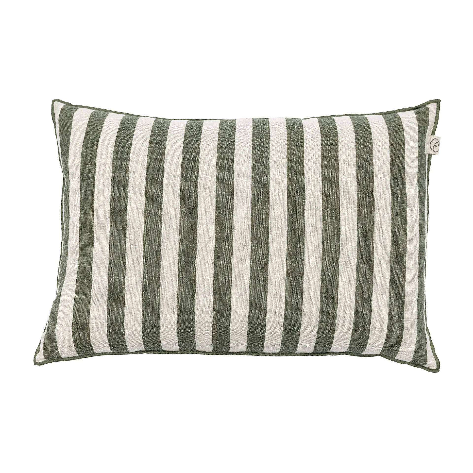 Ernst Kissenbezug gestreift 40 x 60cm, Grün-beige ERNST