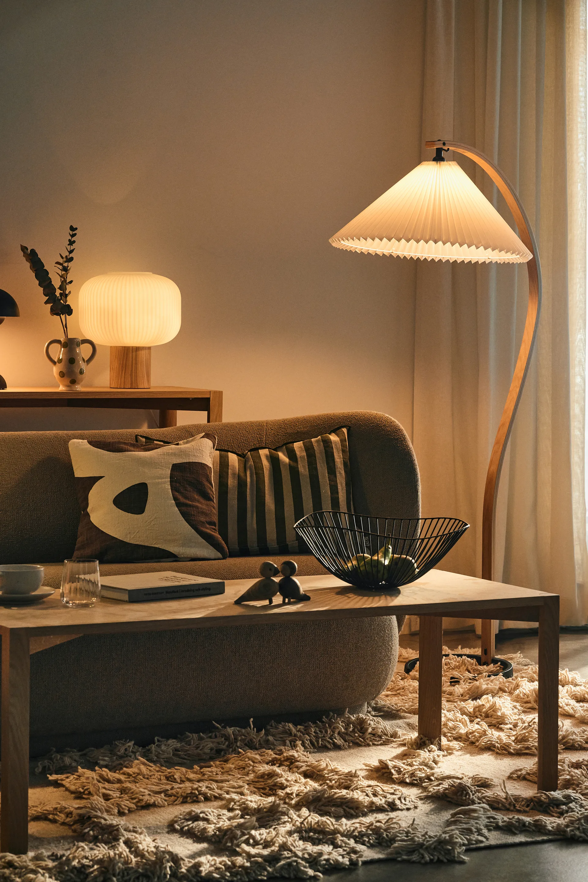 Ernst Kissenbezug gestreift 40 x 60cm, Grün-beige ERNST