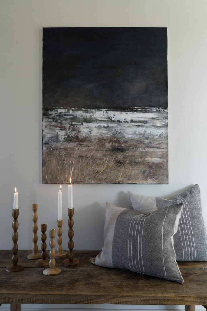 Ernst Kissenbezug Halbleinen 40x60 cm, Grau-natur ERNST
