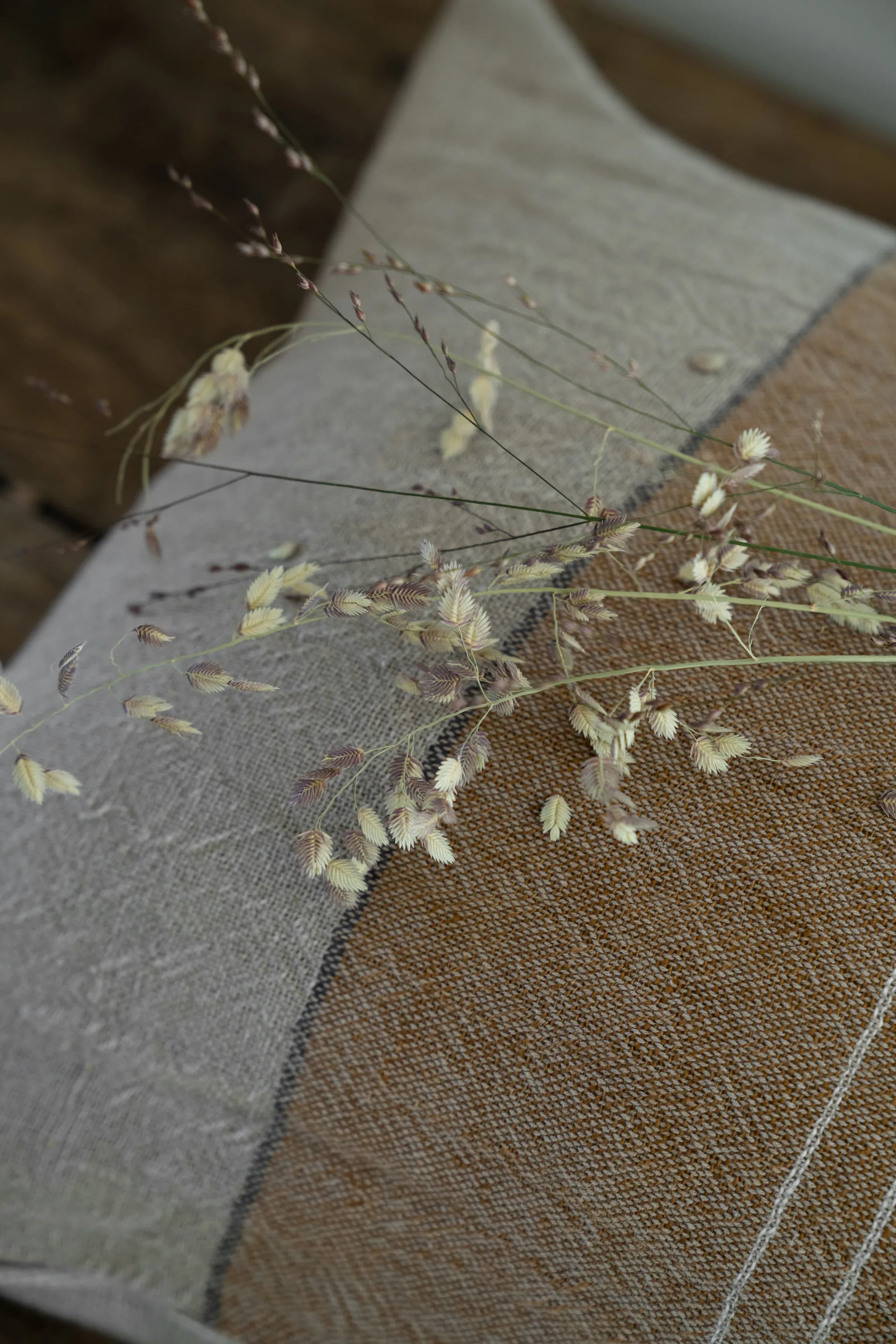 Ernst Kissenbezug Halbleinen 50x50 cm, Kola-natur ERNST