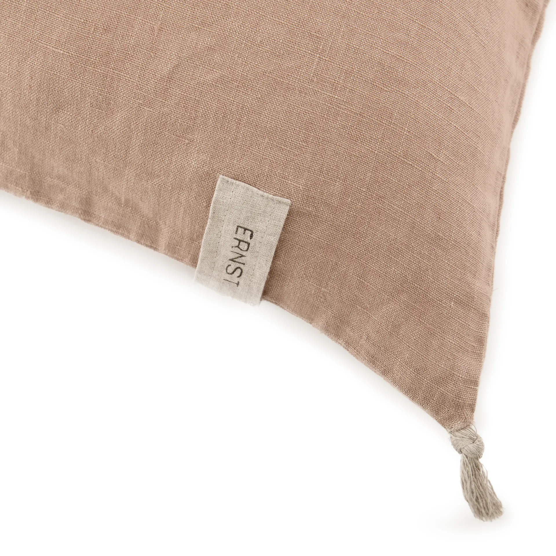 Ernst Kissenbezug mit Quasten 50 x 60cm, Muskatnuss ERNST