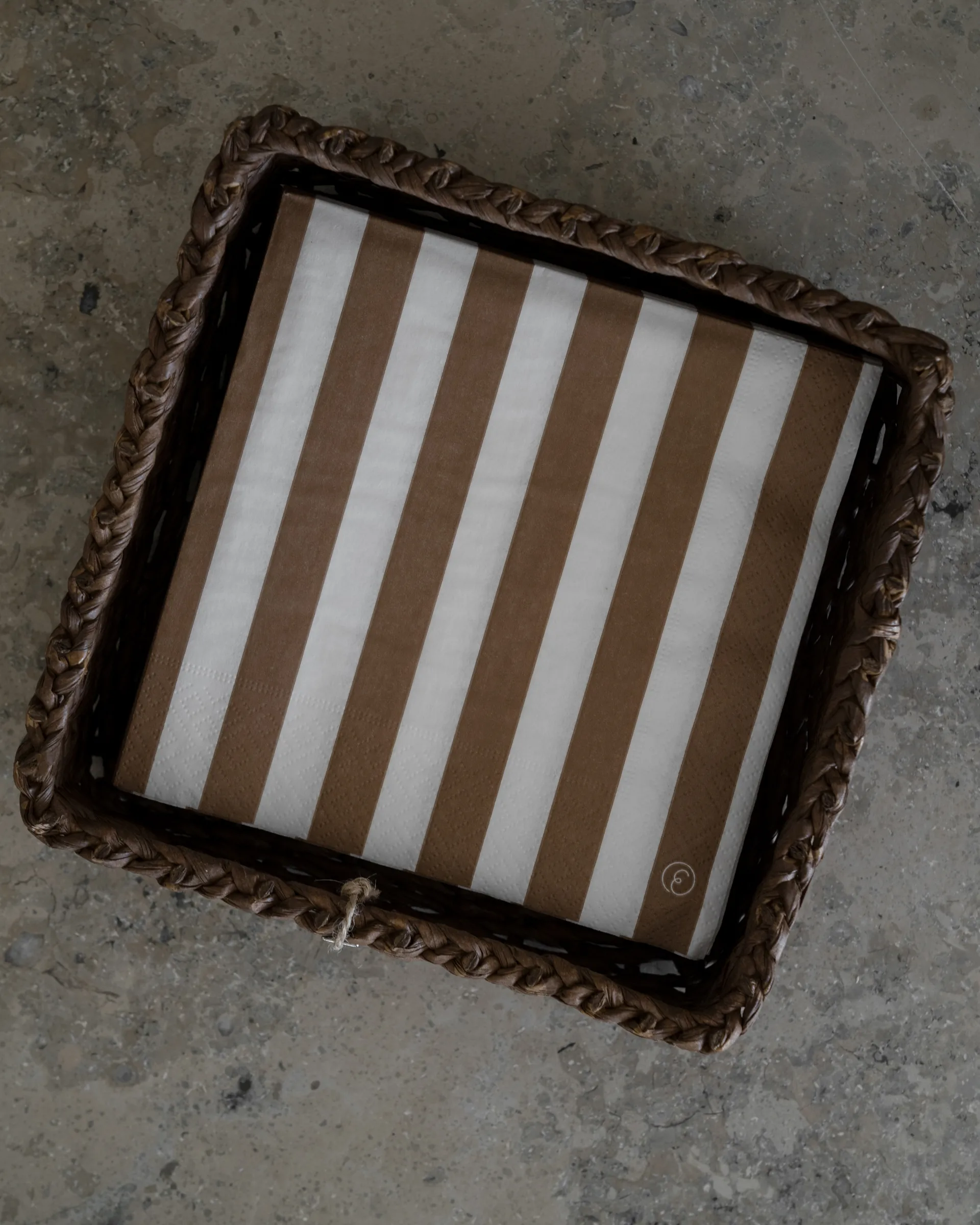 Ernst Korb 2-teilig, Dunkelbraun ERNST