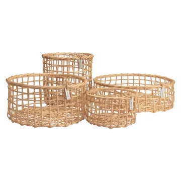 Ernst Korb Bambus 4er Pack - Natur - ERNST
