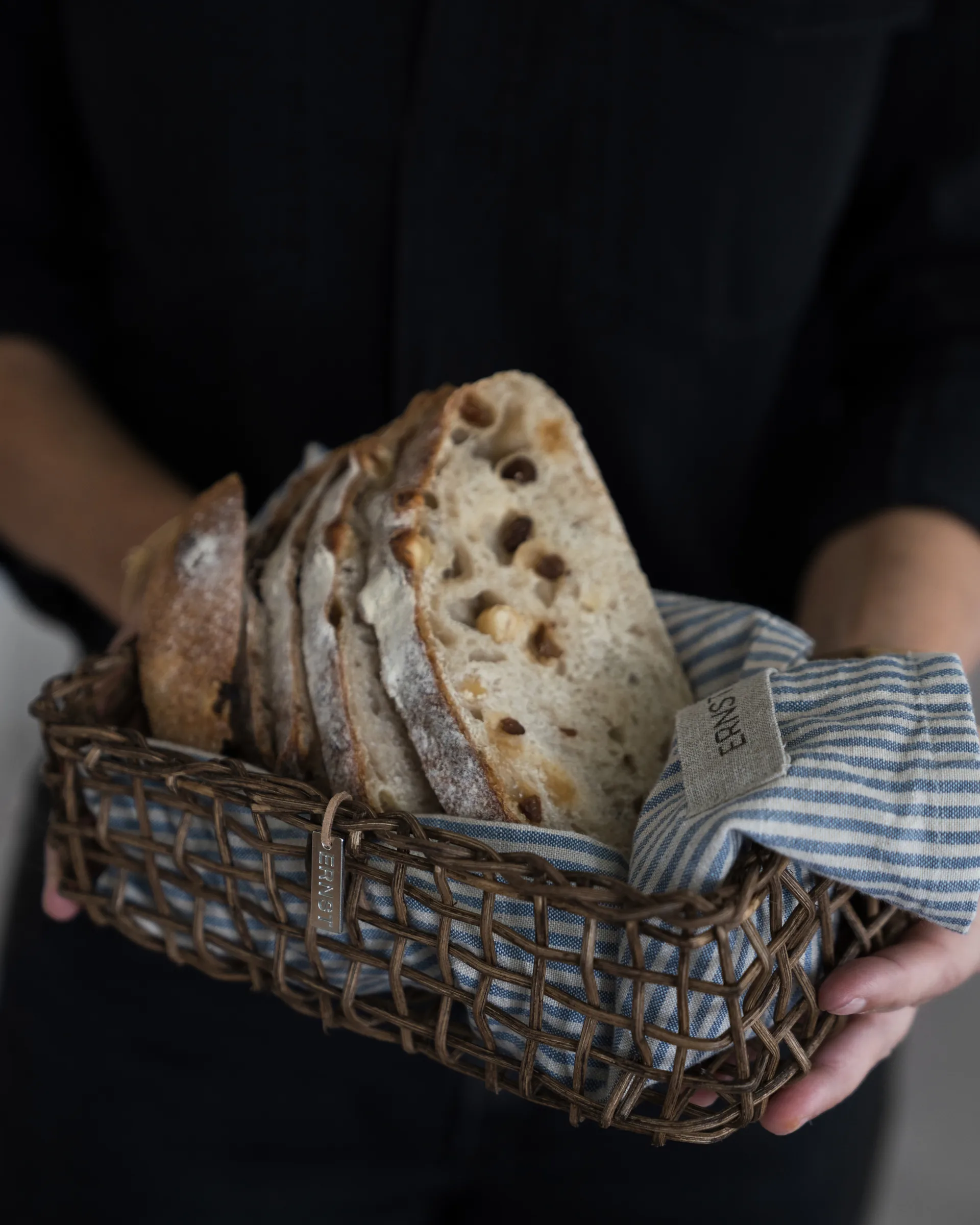 Ernst Korbset rechteckig 2-teilig, Dunkelbraun ERNST