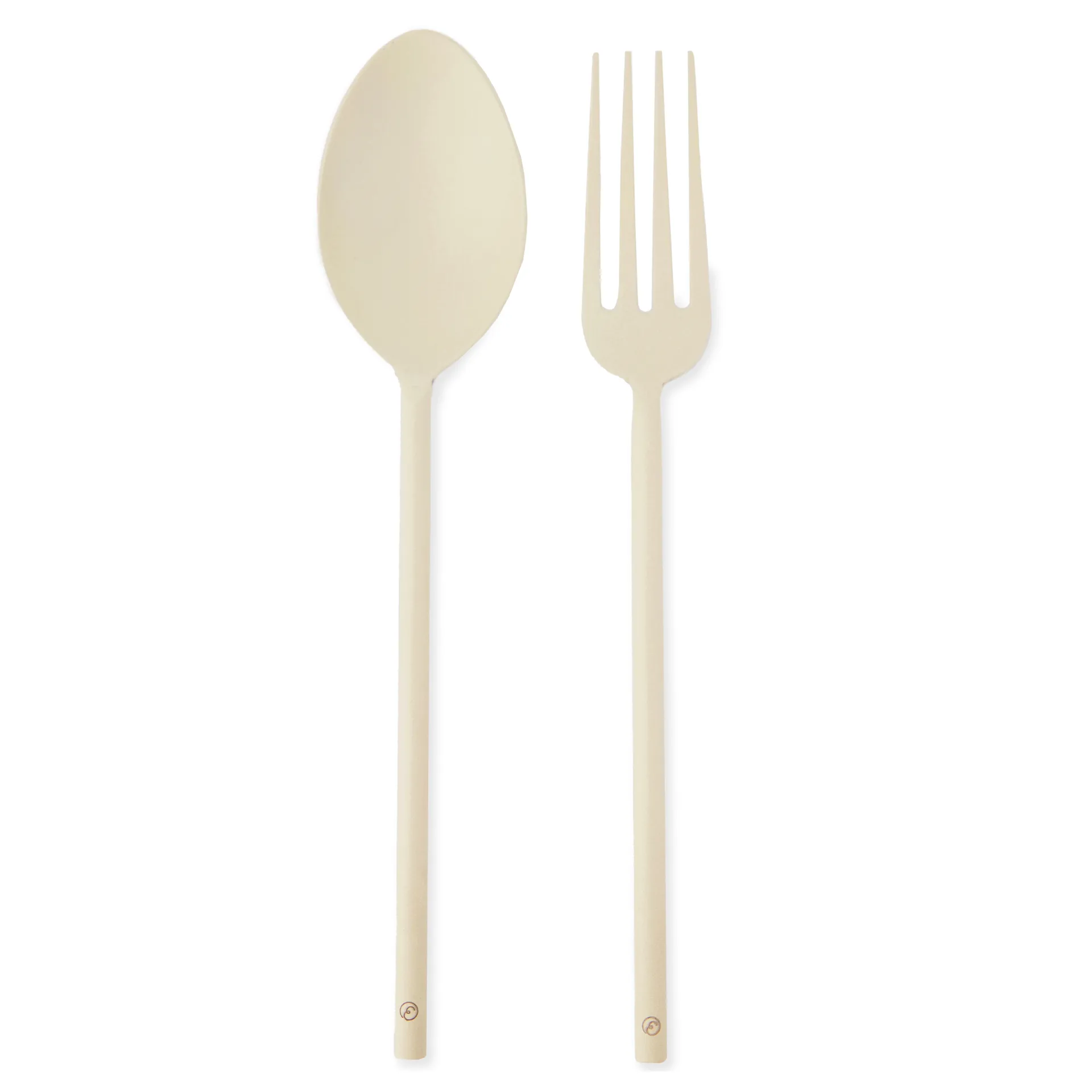 Ernst Salatbesteck Metall, Beige ERNST