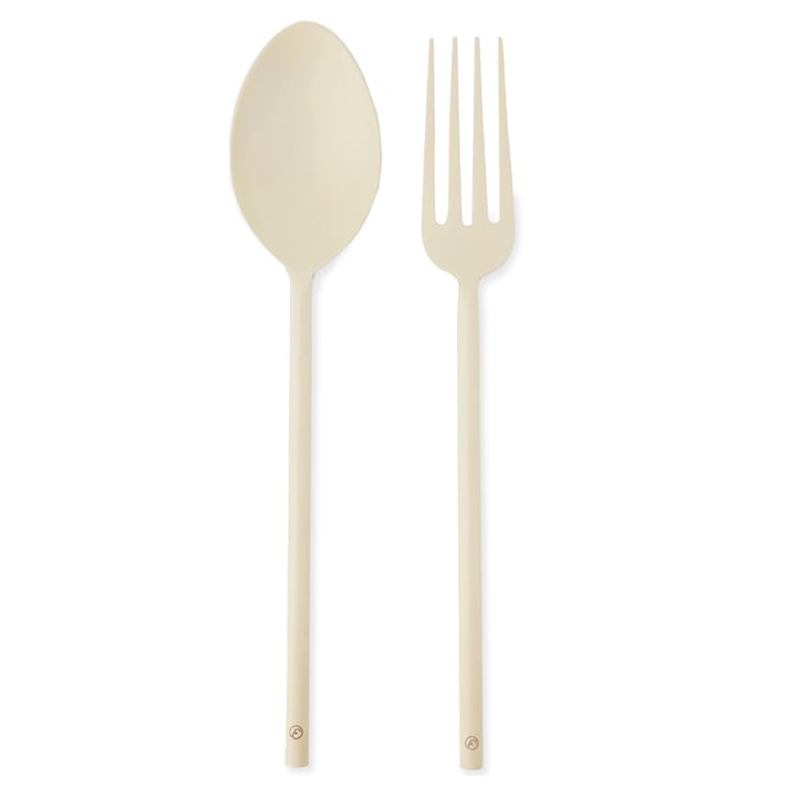 Ernst Salatbesteck Metall, Beige ERNST