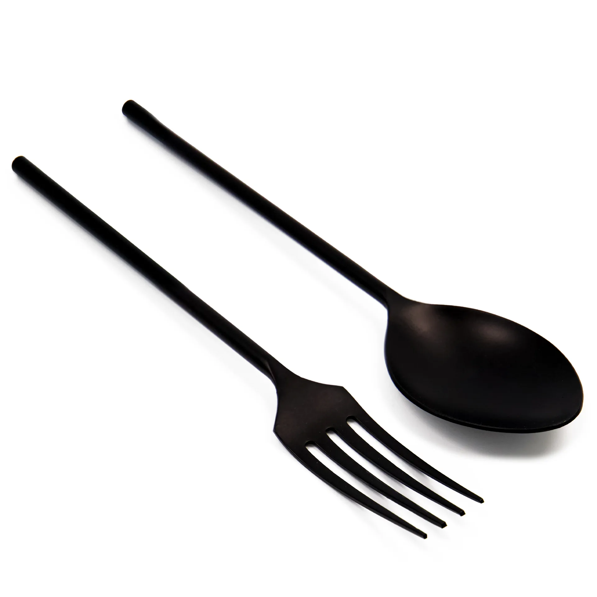 Ernst Salatbesteck Metall, Schwarz ERNST