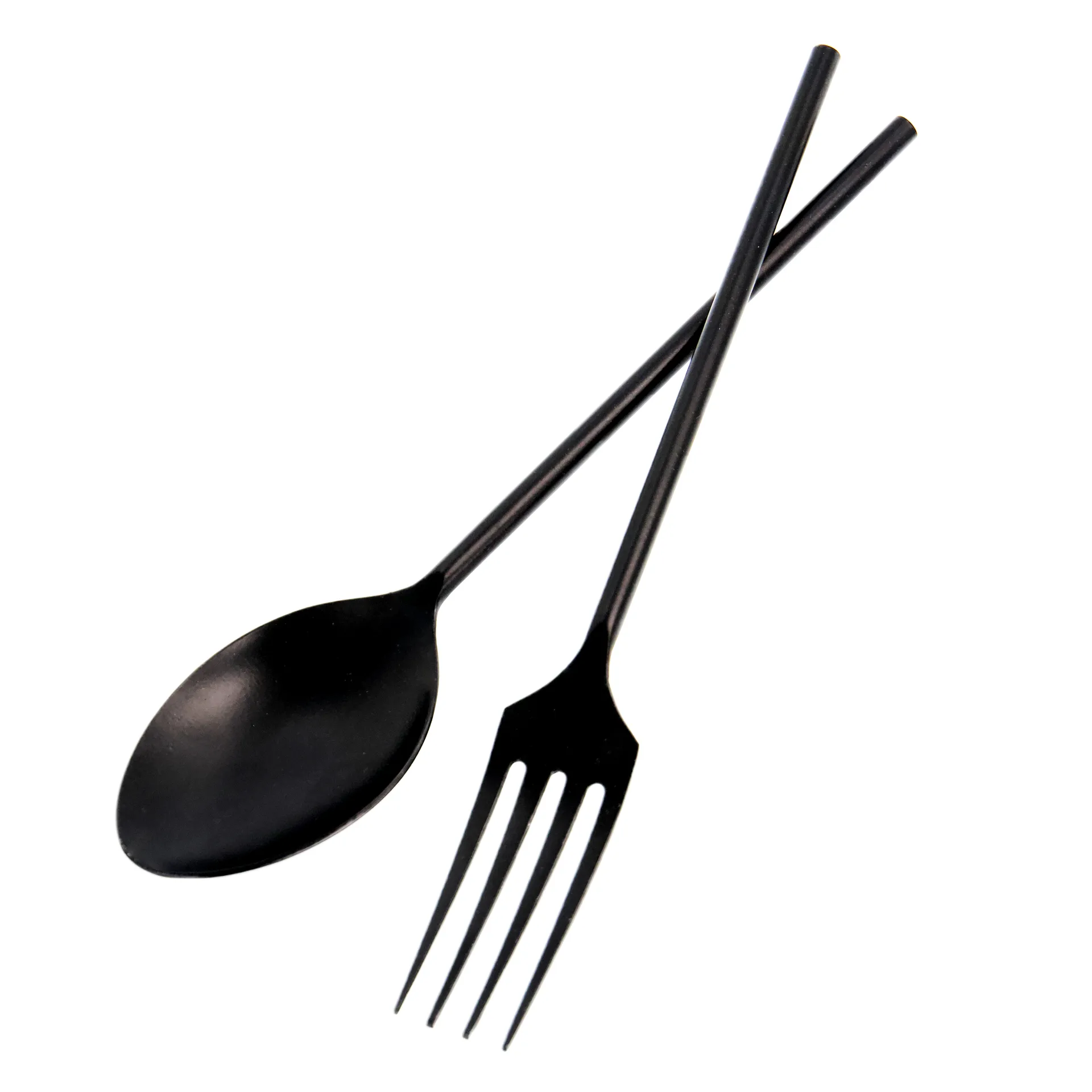 Ernst Salatbesteck Metall, Schwarz ERNST