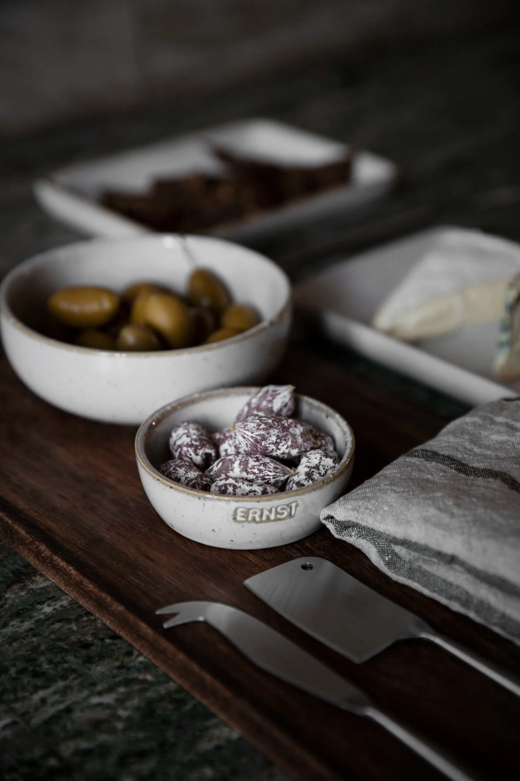 Ernst Schale mit Logo naturweiß, Ø14cm ohne logo ERNST