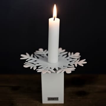 Ernst Schatten-Kerzenhalter - Holz weiß lackiert - ERNST