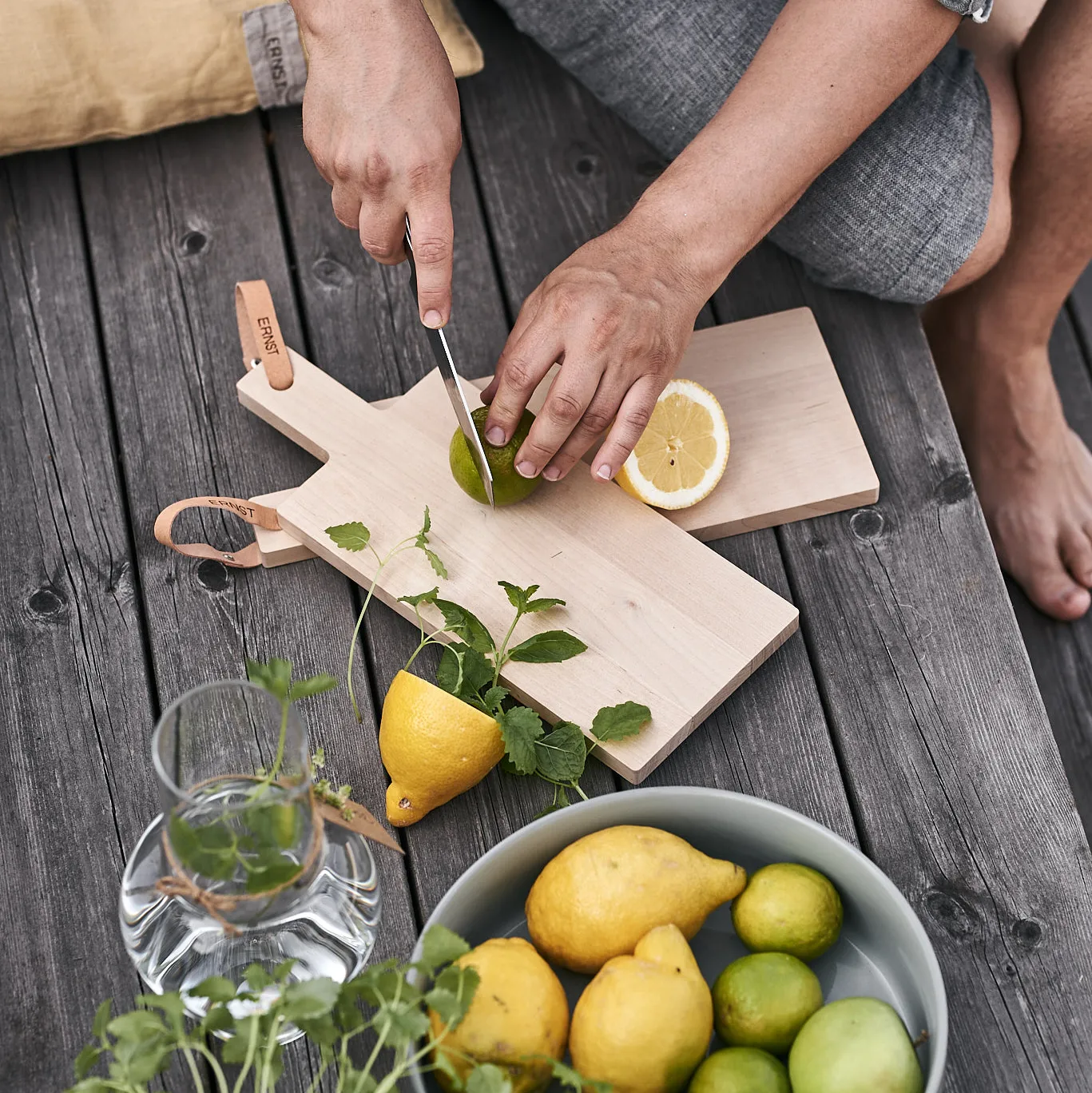 Ernst Schneidebrett aus Birkenholz, 35cm ERNST