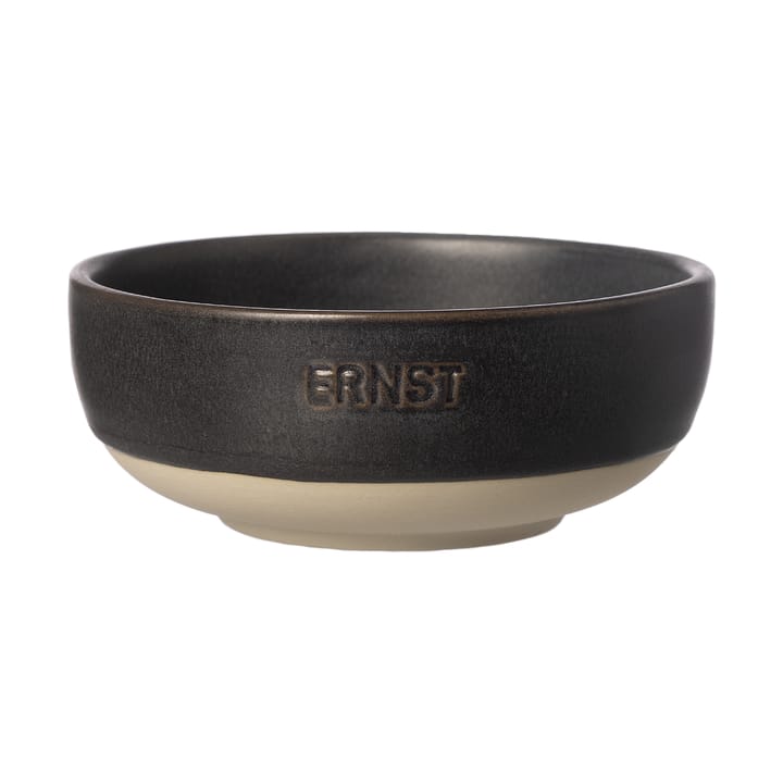 Ernst Schüssel - Matt schwarz-natur Boden, Ø11 cm - ERNST