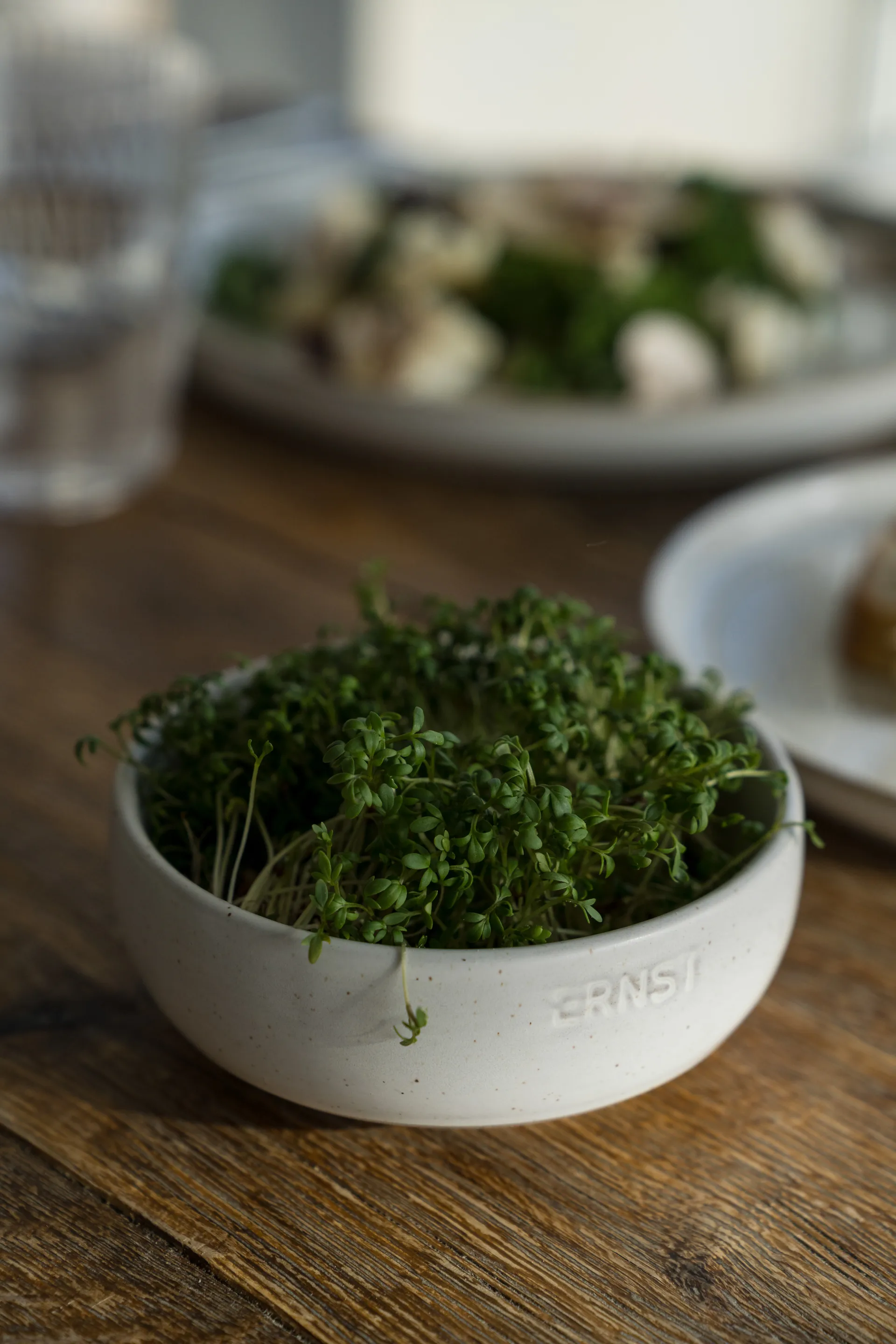 Ernst Schüssel, Weiß-natur Boden, Ø11 cm ERNST