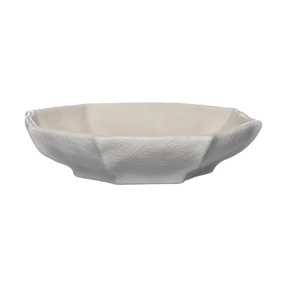 ERNST Ernst Servierplatte Ø17 cm Naturweiß