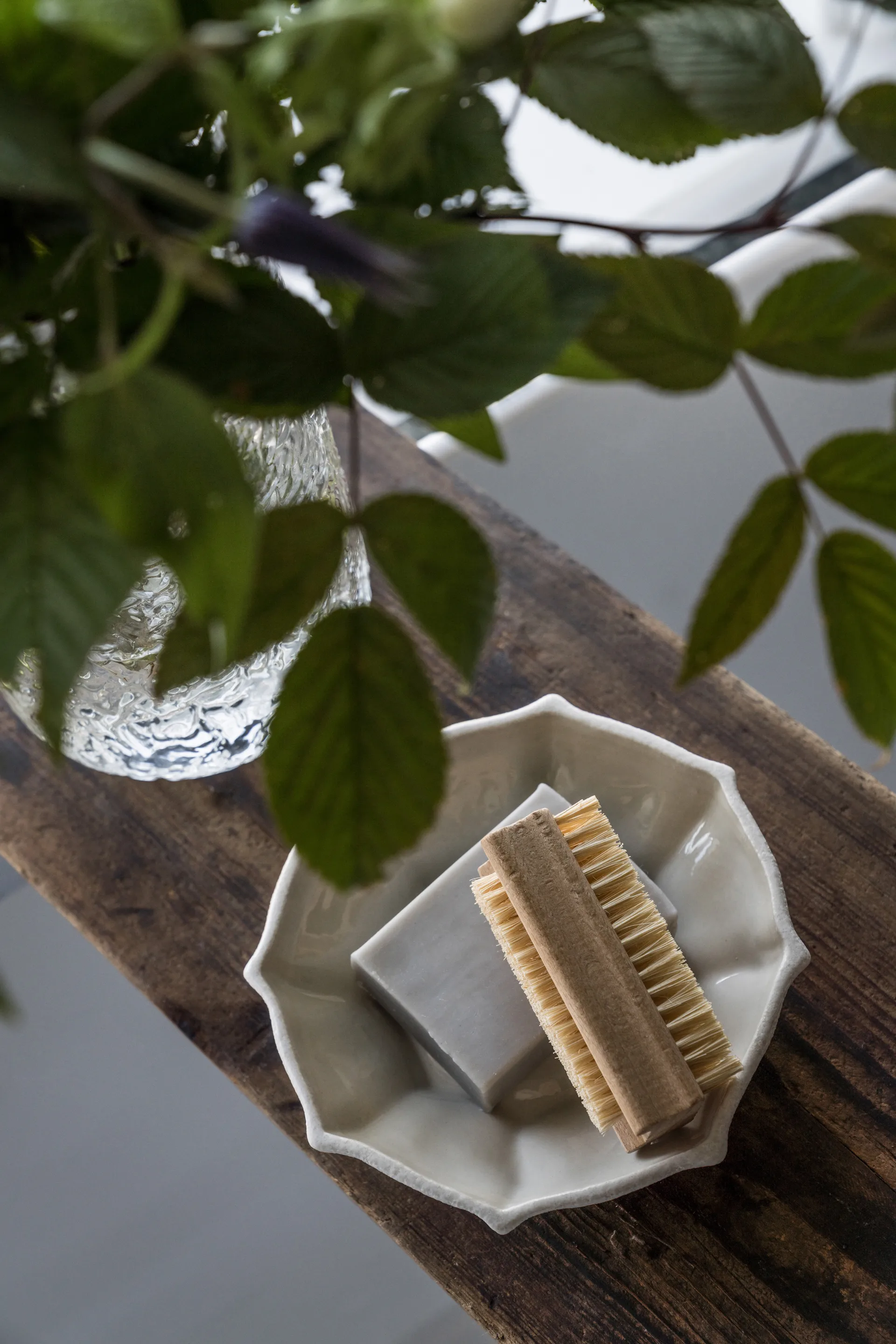 Ernst Servierplatte Ø17 cm, Naturweiß ERNST