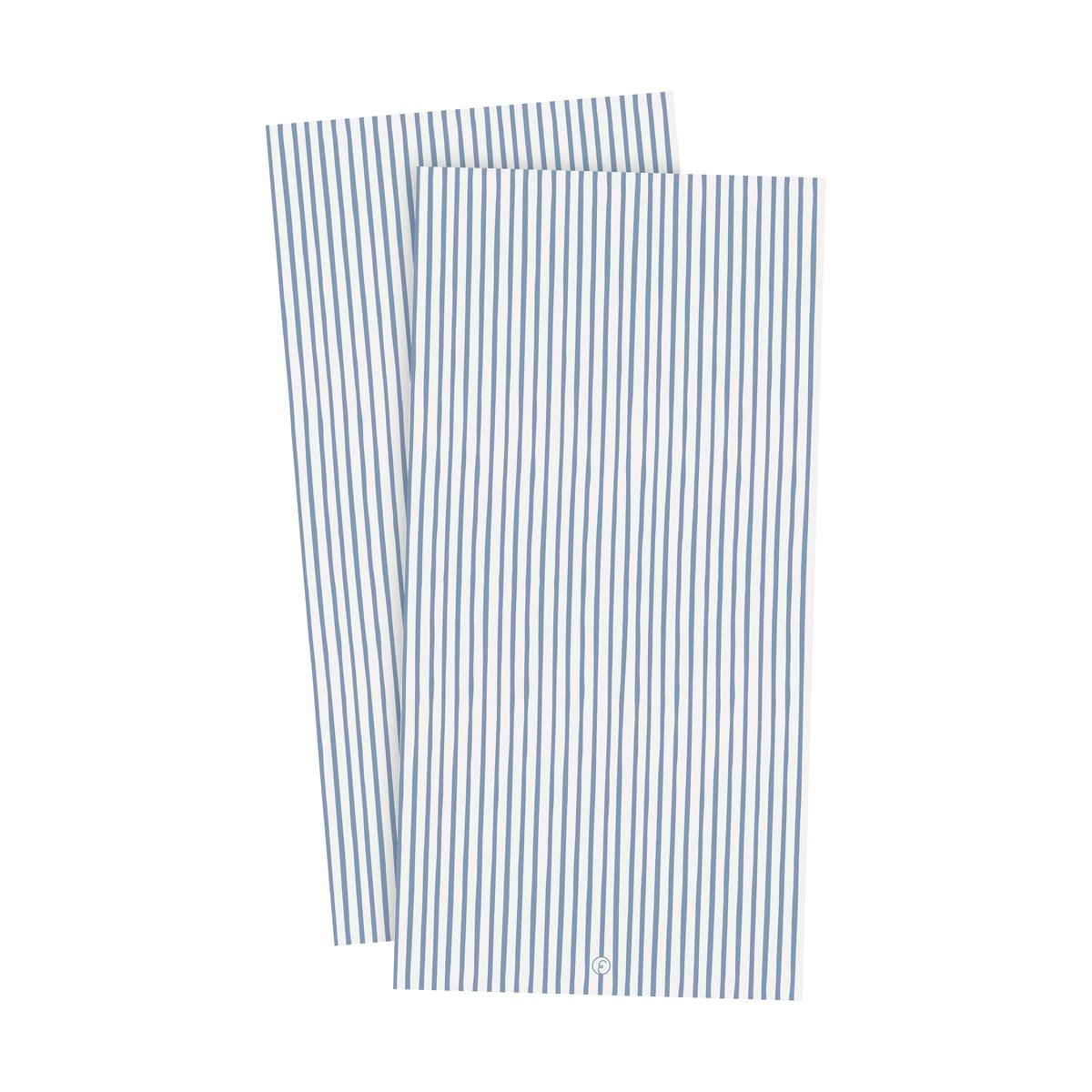 ERNST Ernst Serviette gestreift 10 x 20cm 20er Pack Hellblau-weiß