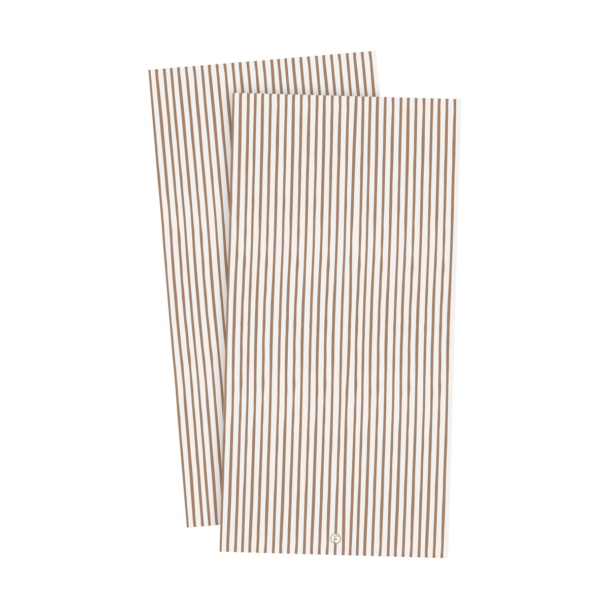ERNST Ernst Serviette gestreift 10 x 20cm 20er Pack Kola-weiß