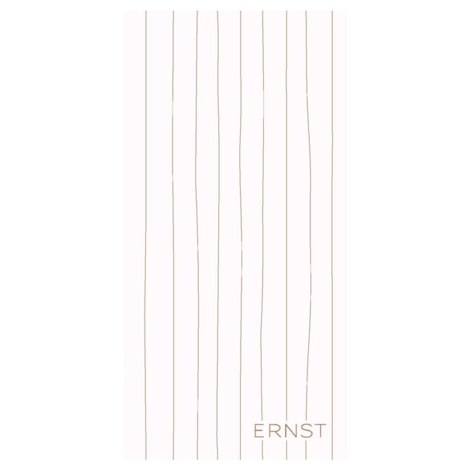 Ernst Serviette gestreift 10 x 20cm 20er Pack - Weiß-saffran - ERNST