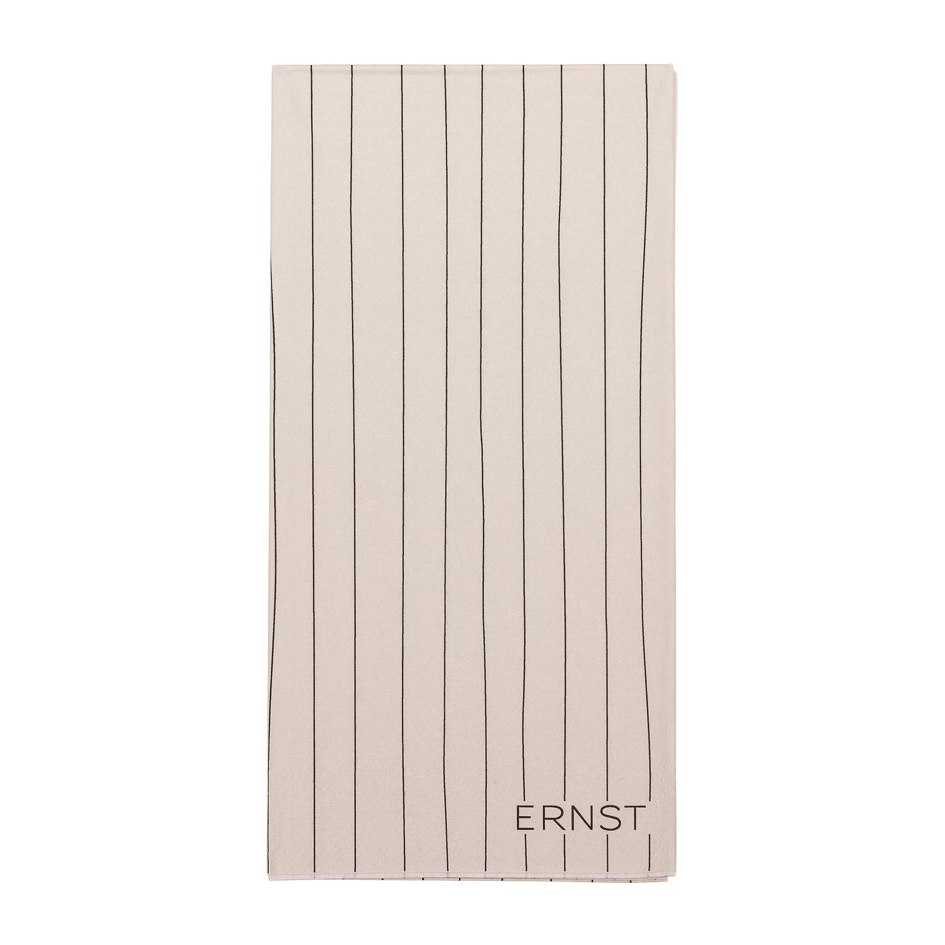 Ernst Serviette gestreift 10x20cm 20er-Pack, Natur-schwarz ERNST