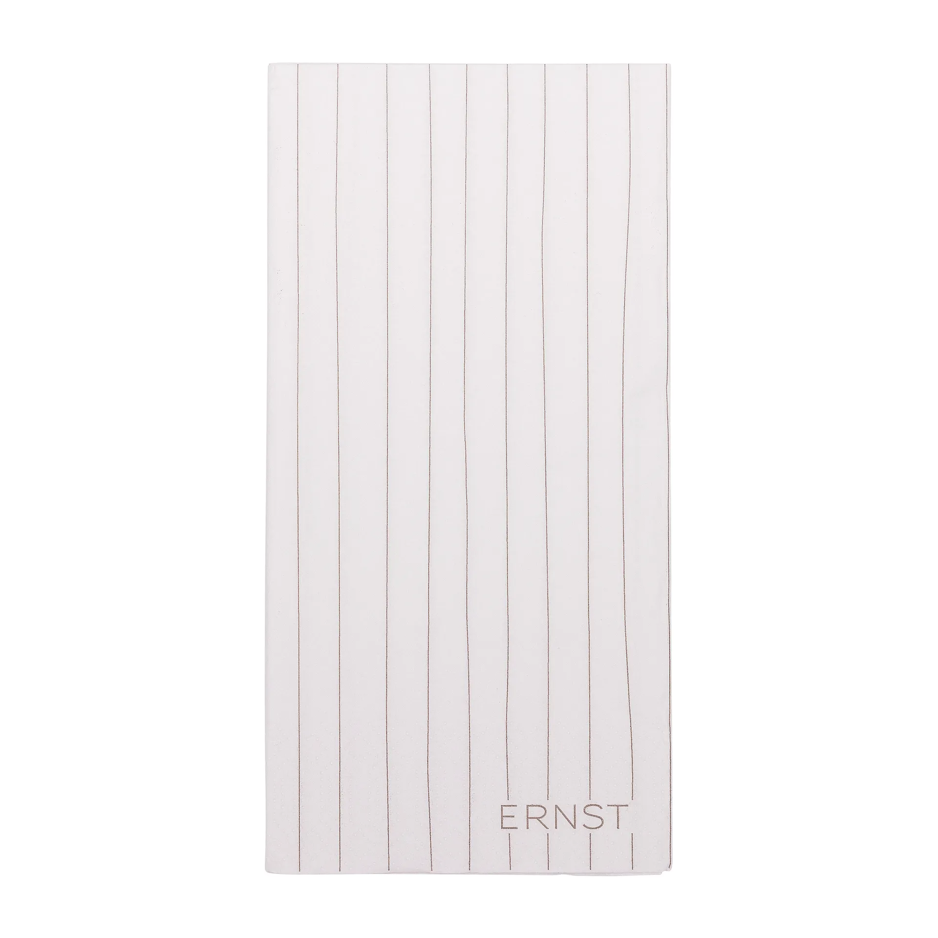 Ernst Serviette gestreift 10x20cm 20er-Pack, Weiß-grau ERNST