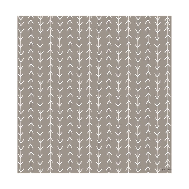 Ernst Serviette Rebe 33x33 cm 20er Pack, Grau-Weiß ERNST