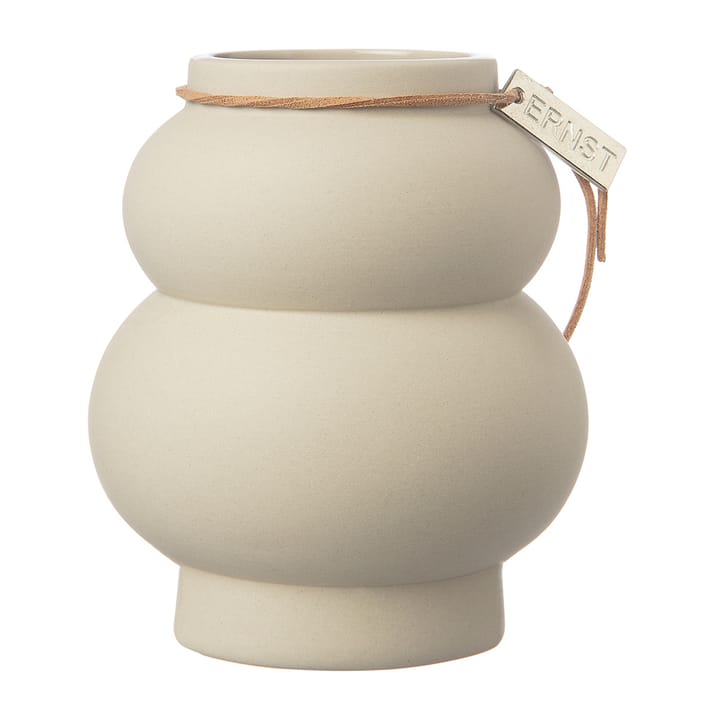 Ernst Steingutvase gewölbt 21,5cm - Beige - ERNST