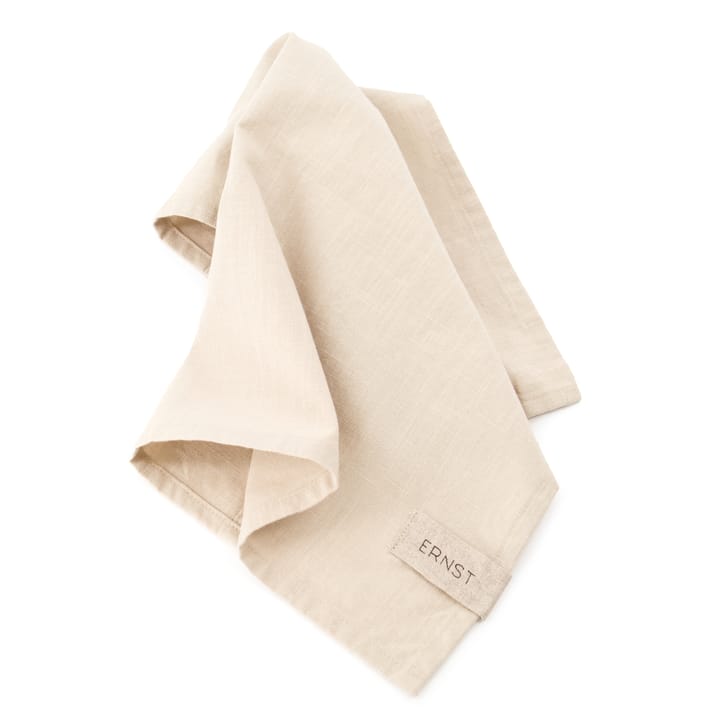 Ernst Stoffserviette Baumwolle 2er Pack - Beige - ERNST