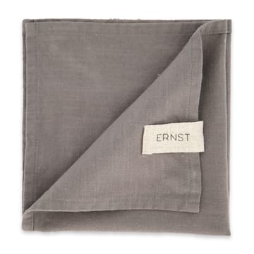 Ernst Stoffserviette Baumwolle 2er Pack - Grau - ERNST