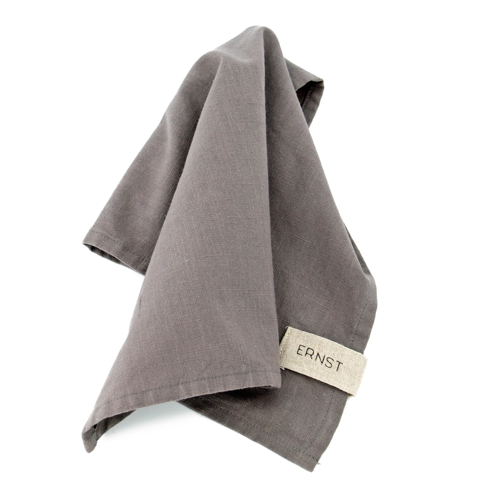 Ernst Stoffserviette Baumwolle 2er Pack, Grau ERNST