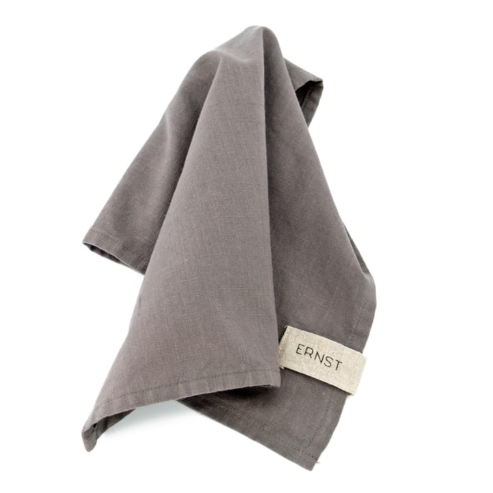 Ernst Stoffserviette Baumwolle 2er Pack, Grau ERNST