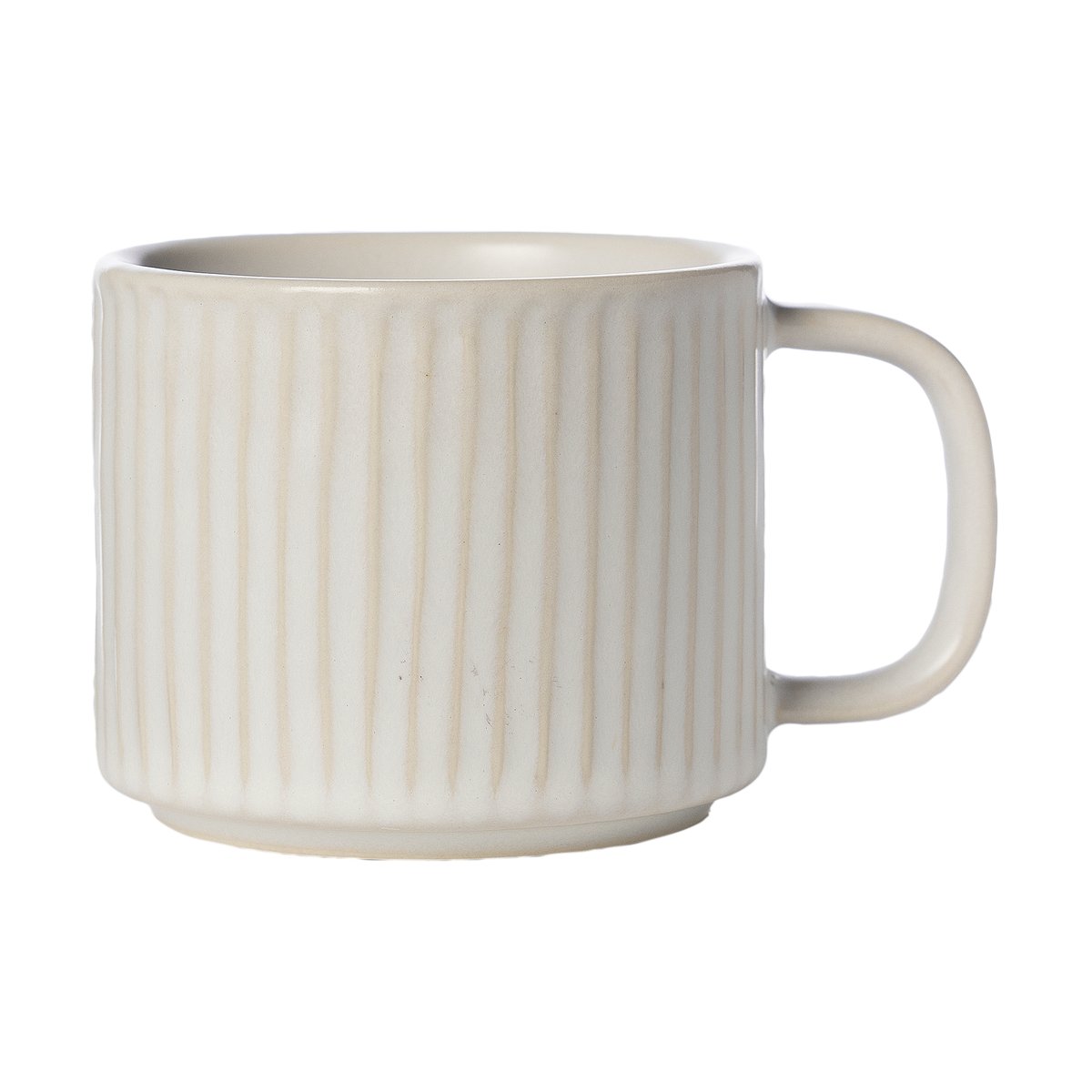 ERNST Ernst Tasse gerillt 26 cl Naturweiß
