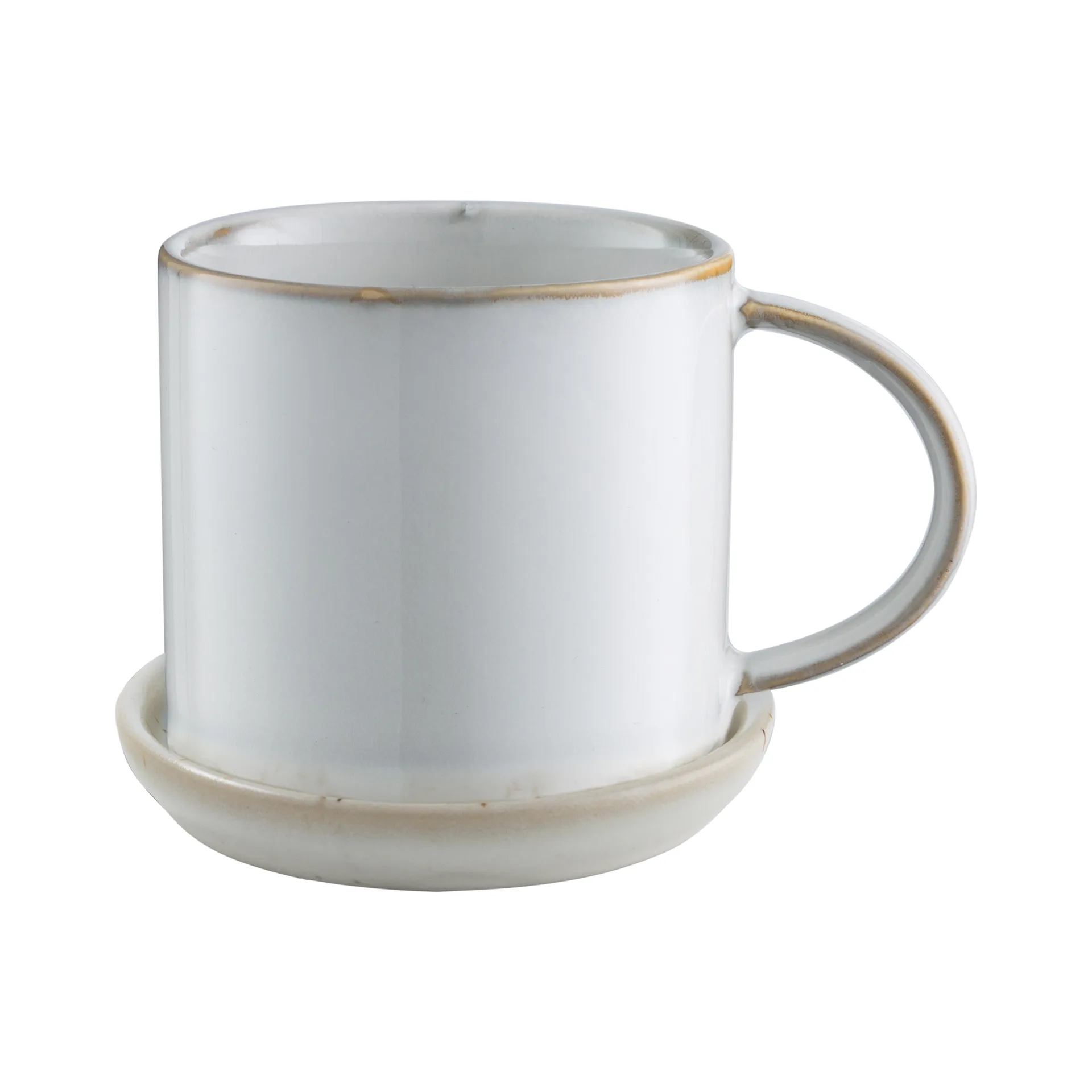 Ernst Tasse mit Untertasse 7cm, Weiß ERNST