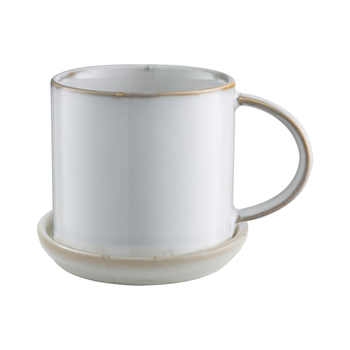 Ernst Tasse mit Untertasse 7cm, Weiß ERNST