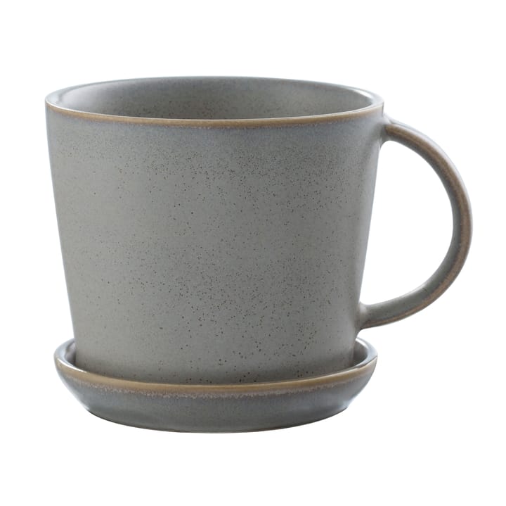 Ernst Tasse mit Untertasse  8,5cm - Grau - ERNST