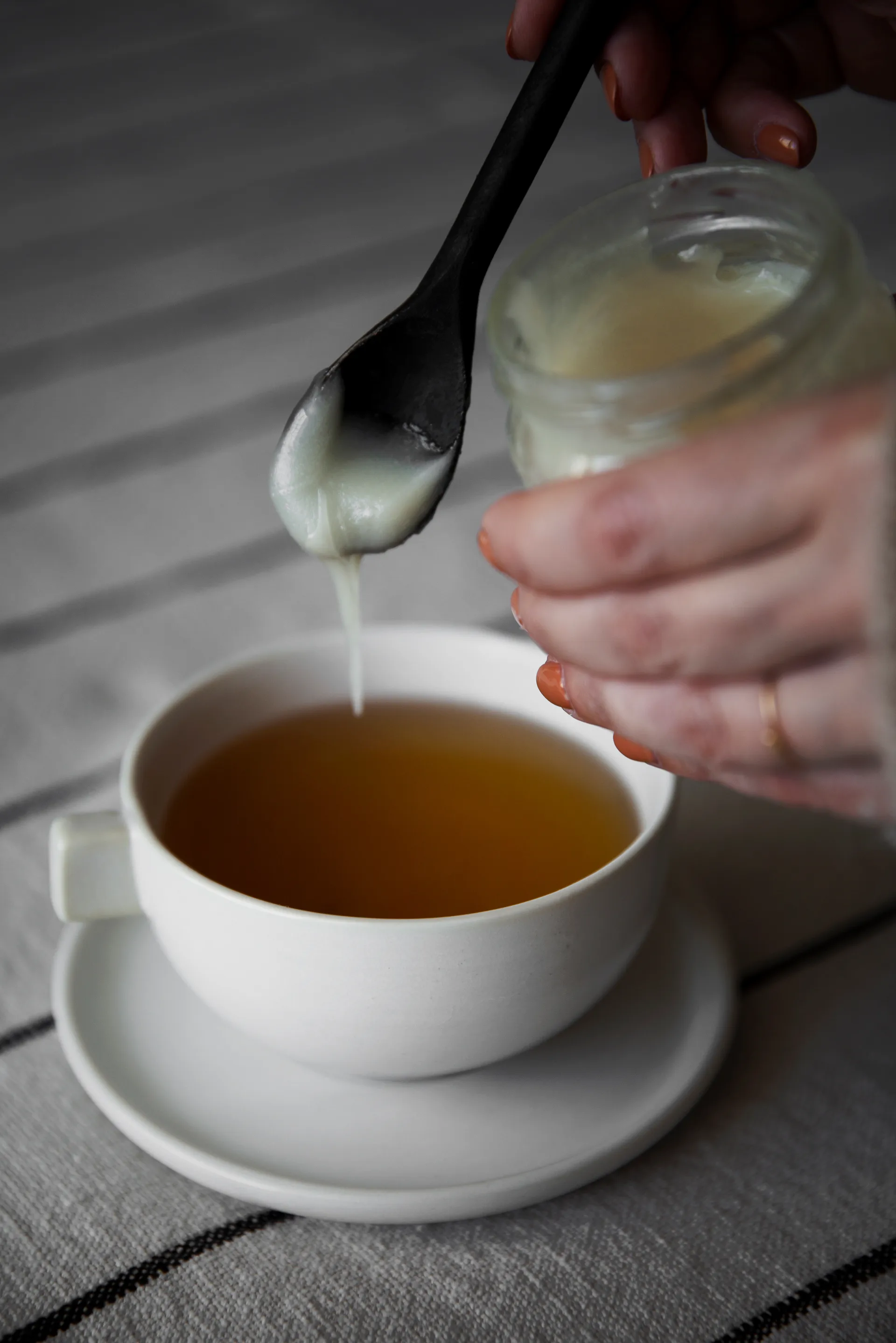 Ernst Teetasse 7,5cm, Weißer Sand ERNST