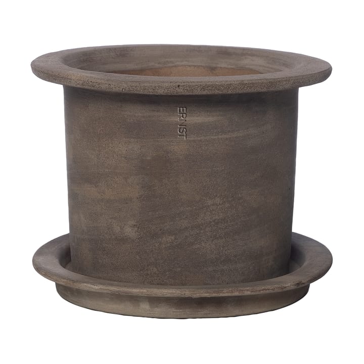 Ernst Terrakotta-Topf mit Untersetzer - Ø18 cm - ERNST