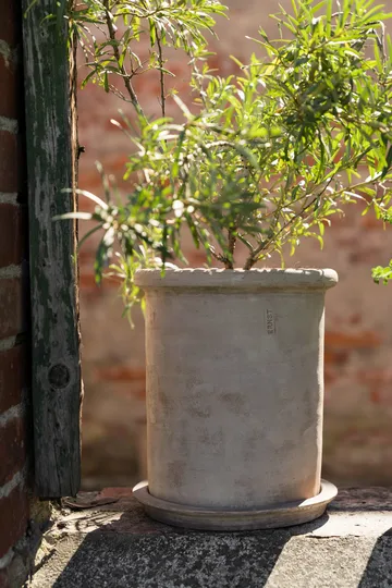 Ernst Terrakotta-Topf mit Untersetzer - Ø25×28 cm - ERNST