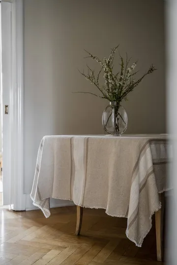 Ernst Tischdecke - Natur-Weiß-Beige, 145x300 cm - ERNST