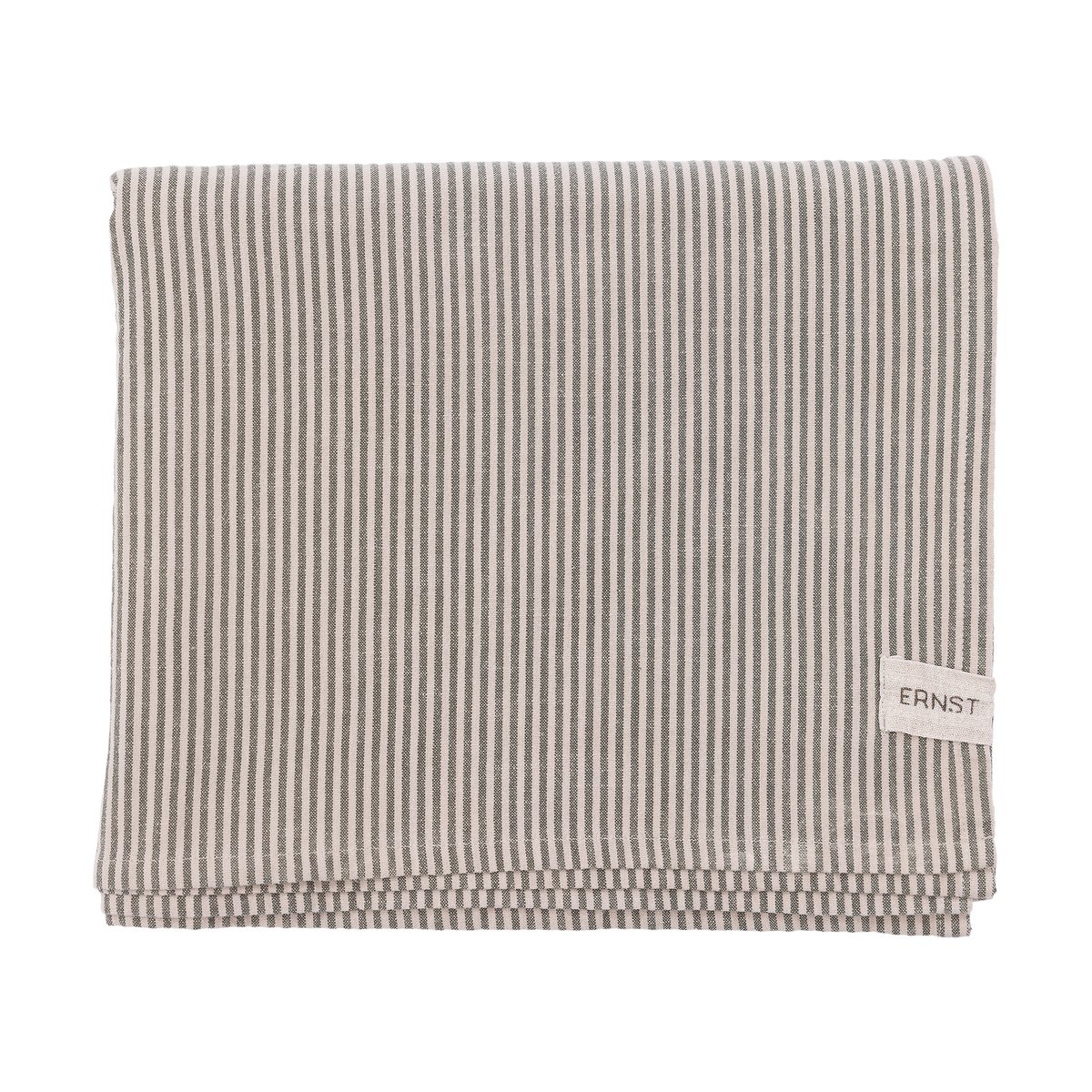 ERNST Ernst Tischdecke schmale Streifen 145x300 cm Grün-beige