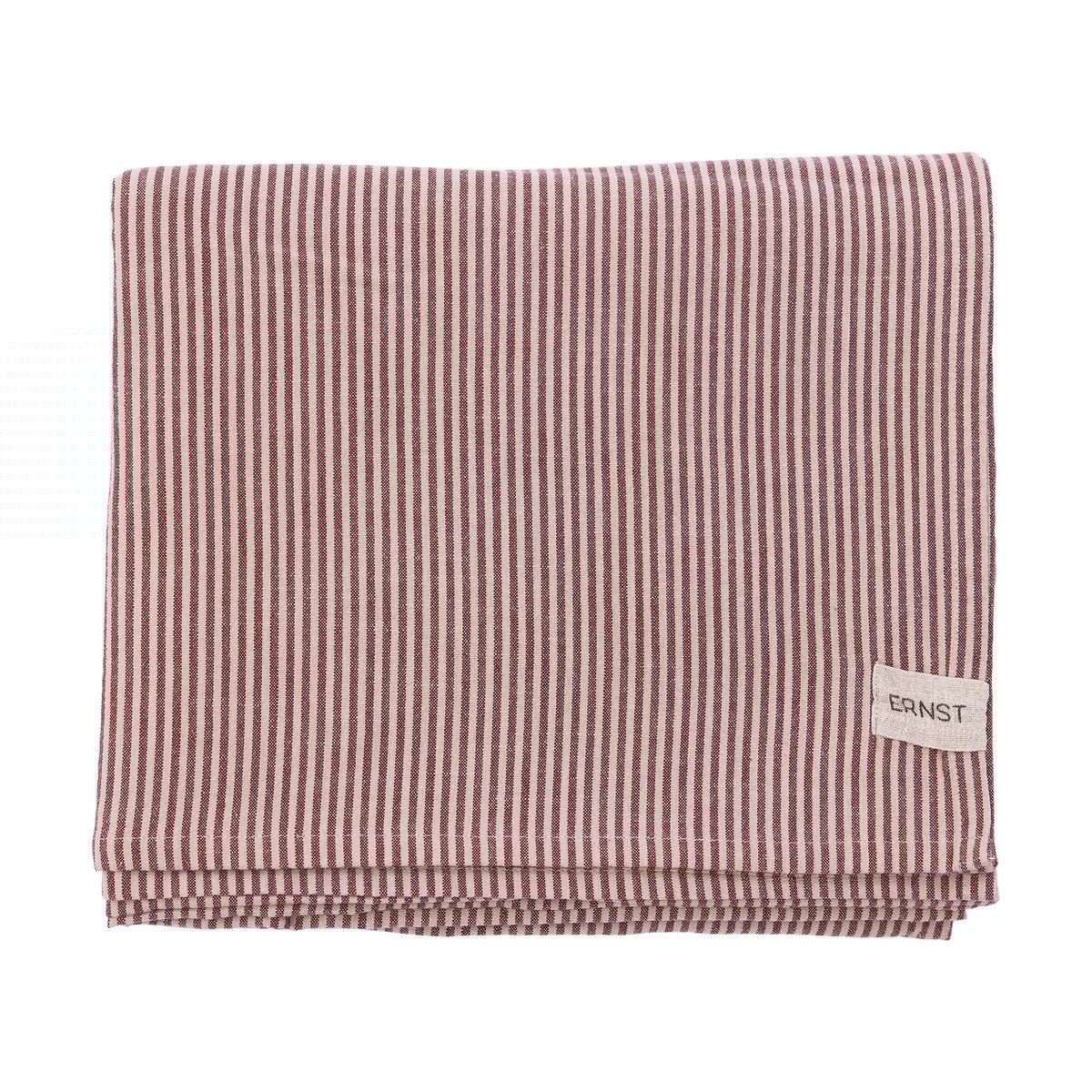 ERNST Ernst Tischdecke schmale Streifen 145x300 cm Rot-beige